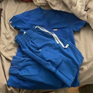 FIGS Royal Blue XXS/P High Waisted Zamora Joggers